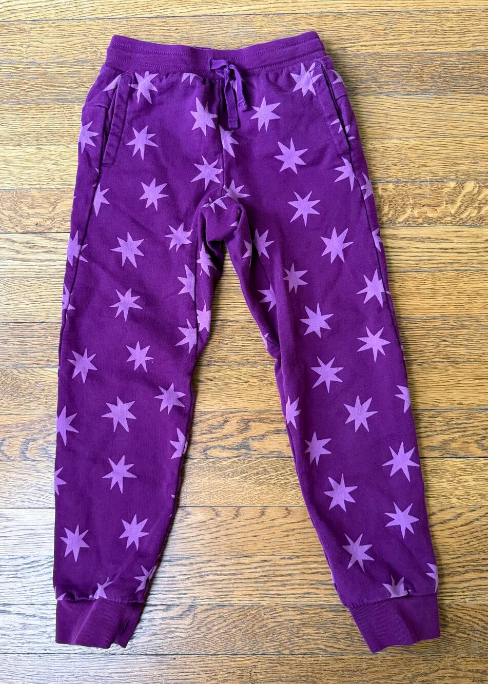 Tea Collection Girls' Purple Star Joggers Size 7